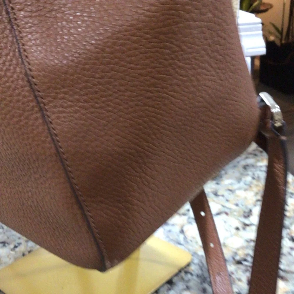 Kate Spade Leila Saffiano Leather Backpack Tan